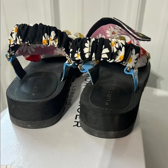 Floral Multi-Color Sandals Kurt Geiger Orion size 38 - Picture 5 of 7